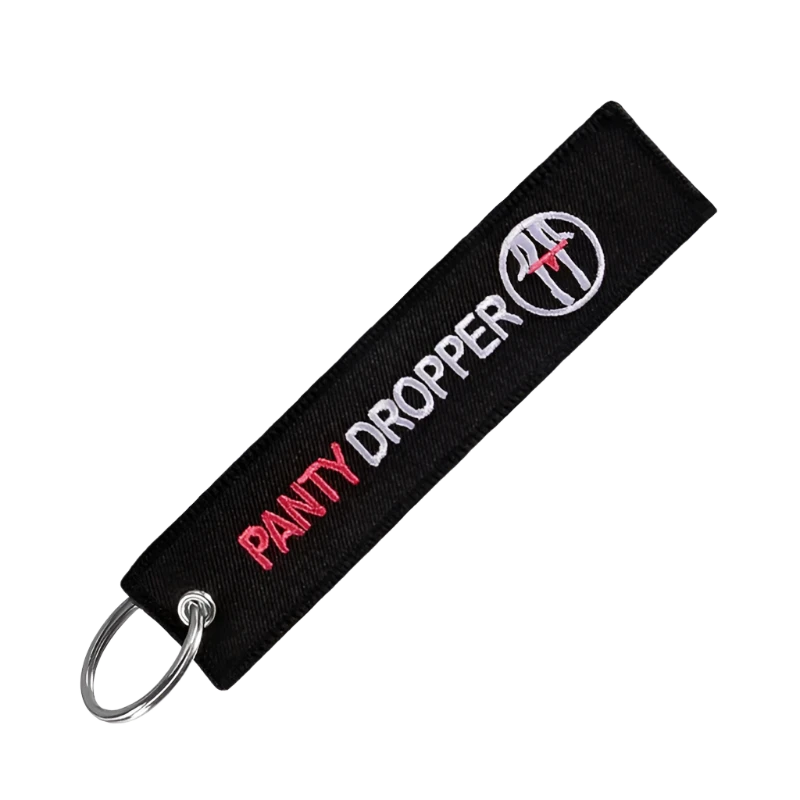 Embroidered Key Tag – Panty Dropper 💥