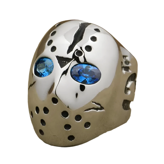 316L Stainless Steel Mask Biker Ring