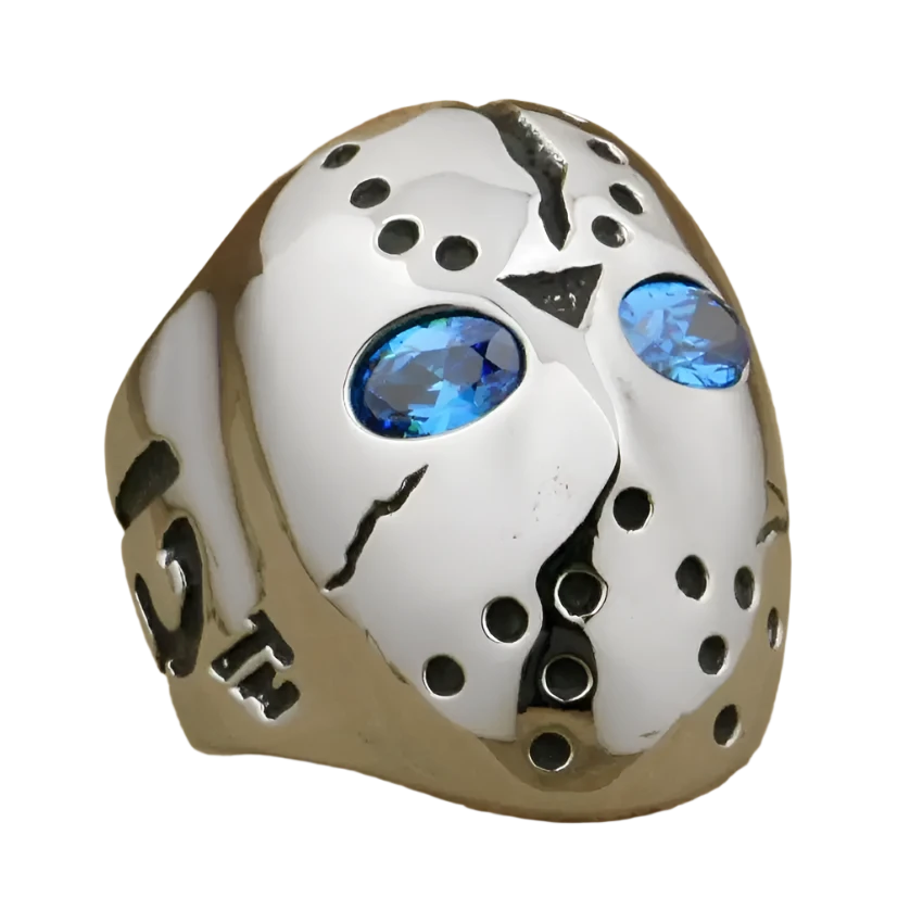 316L Stainless Steel Mask Biker Ring