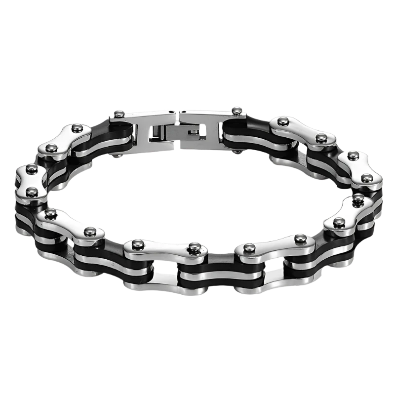 Stainless Steel Bracelet For Man Motorcycle Bike Bicycle Chain