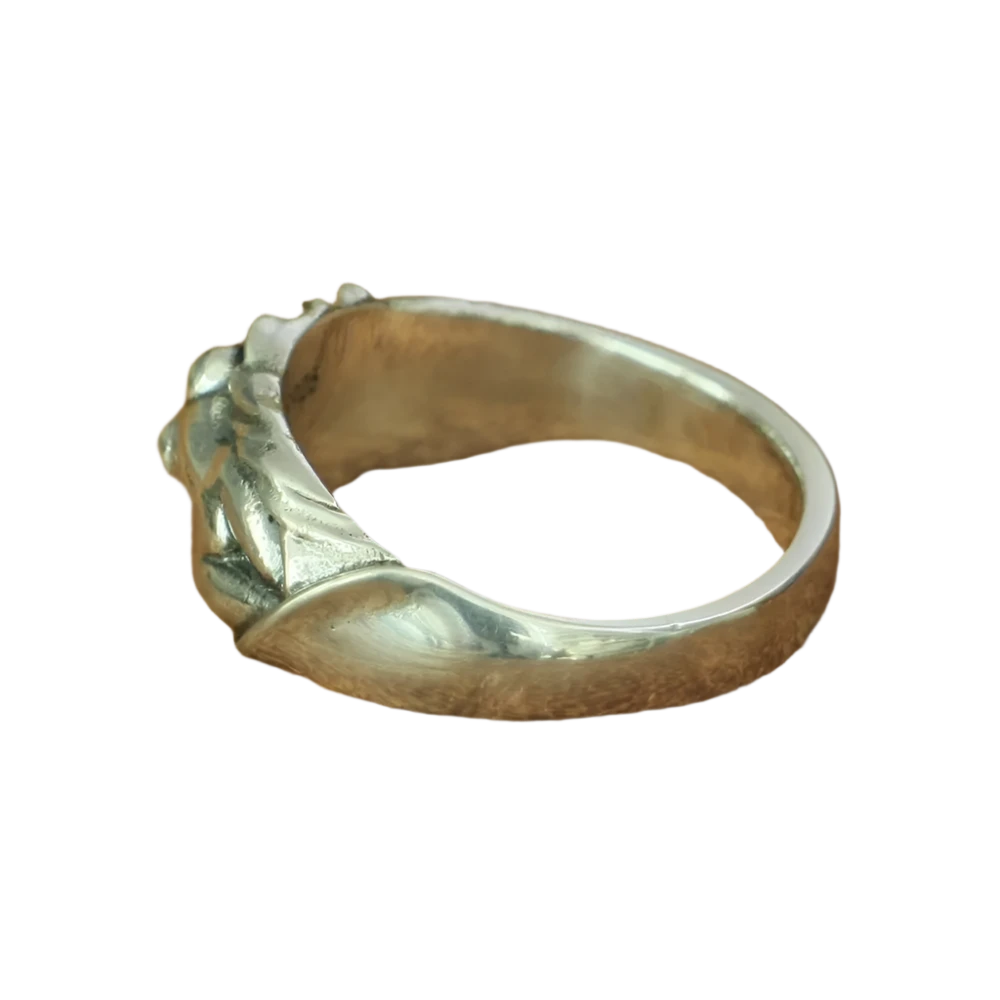 925 Sterling Silver Naked Angel Biker Ring