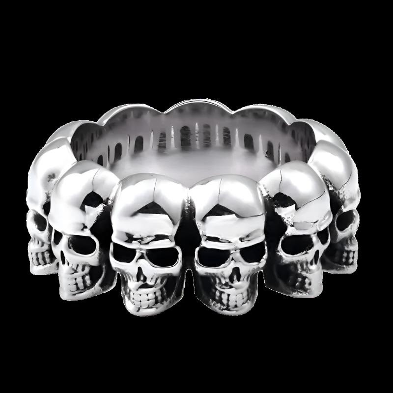 316L Stainless Steel Skull Ring