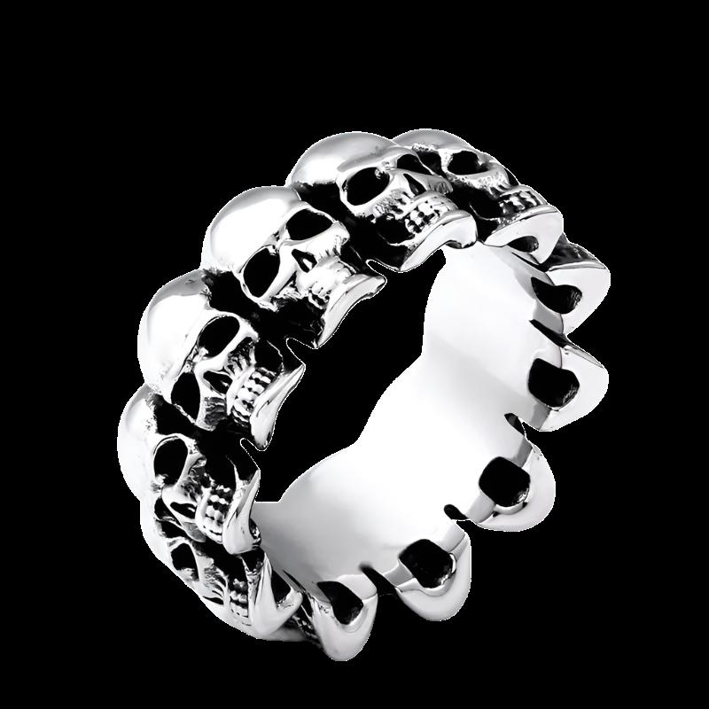 316L Stainless Steel Skull Ring